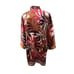NWT DR2 Daniel Rainn Satin Floral Geometric Kimono Top Loungewear Pajama Set XL
