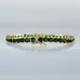 14K Gold 2ct Green Emerald Womens Gemstone Tennis Bracelet Ladies 7 New Jewelry