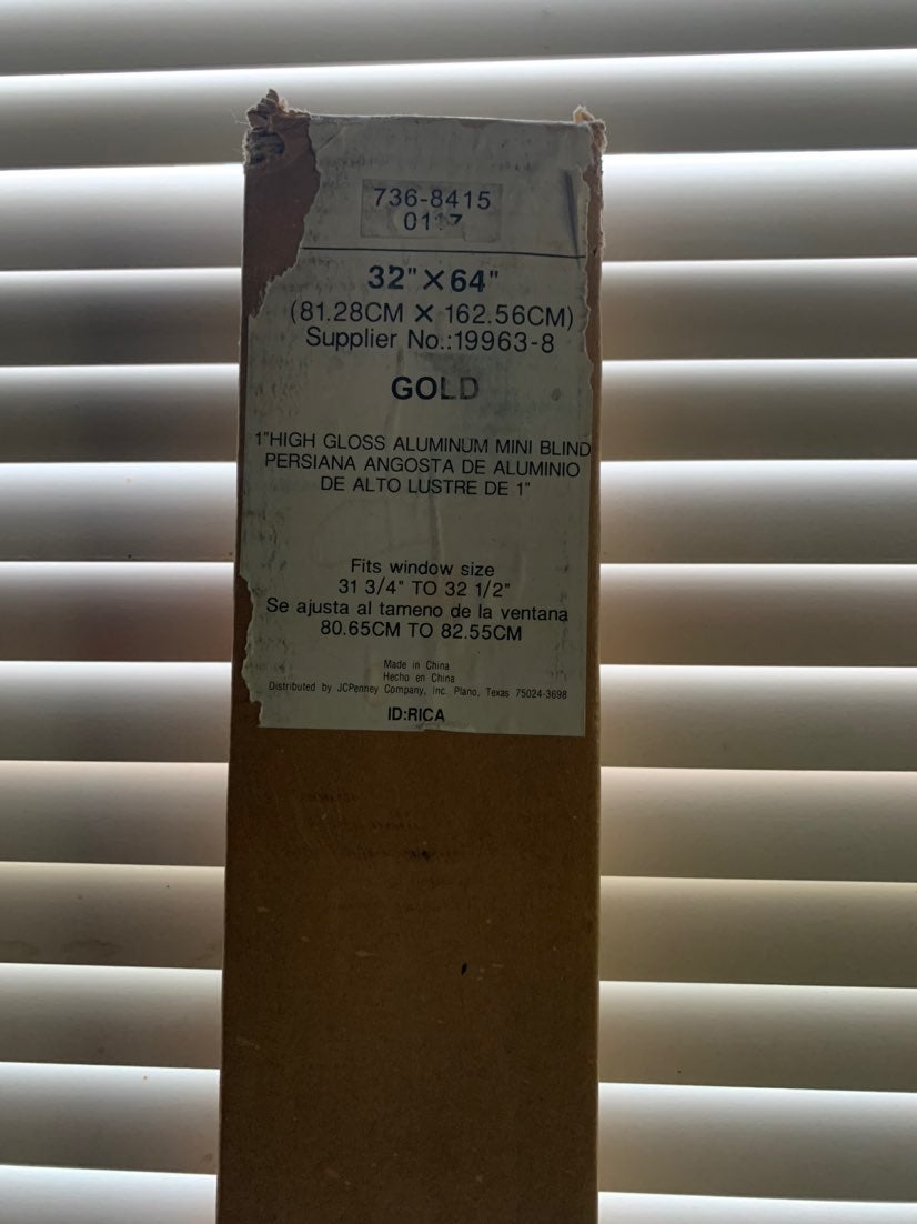 Mini blinds