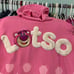 Disney parks pixar Toy Story lotso strawberry bear fuzzy spirit jersey hoodie