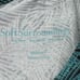 Soft Surroundings Sorrento Palm Jumpsuit Jersey Stretch Women Medium Teal 2AX83