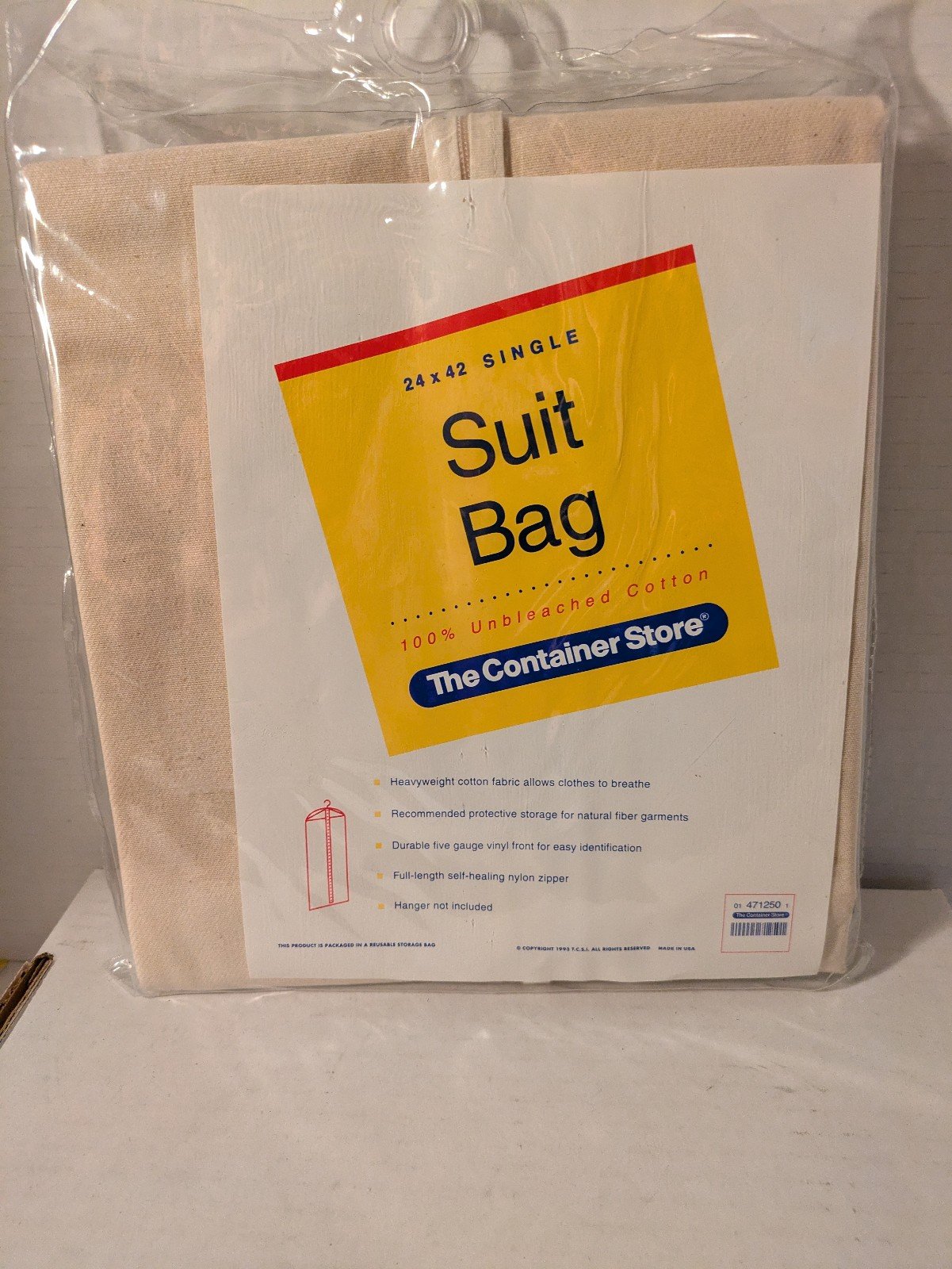 Garment bags for suit, dress and gown by the Container store New