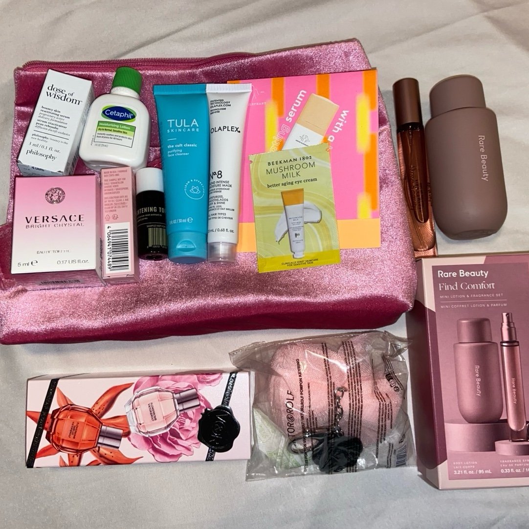 Viktor&Rolf Flowerbomb mini perfume set of 2 & keychain, RB FC set, Ulta GWP