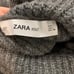 ZARA Oversized Chunky Knit Turtleneck Stripe Long Sleeves Pullover Sweater
