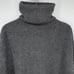 ZARA Oversized Chunky Knit Turtleneck Stripe Long Sleeves Pullover Sweater