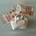 NWT Rare Beauty Mini Tote Keychain and Lip Soufflé, Mascara, Lip Oil Samples