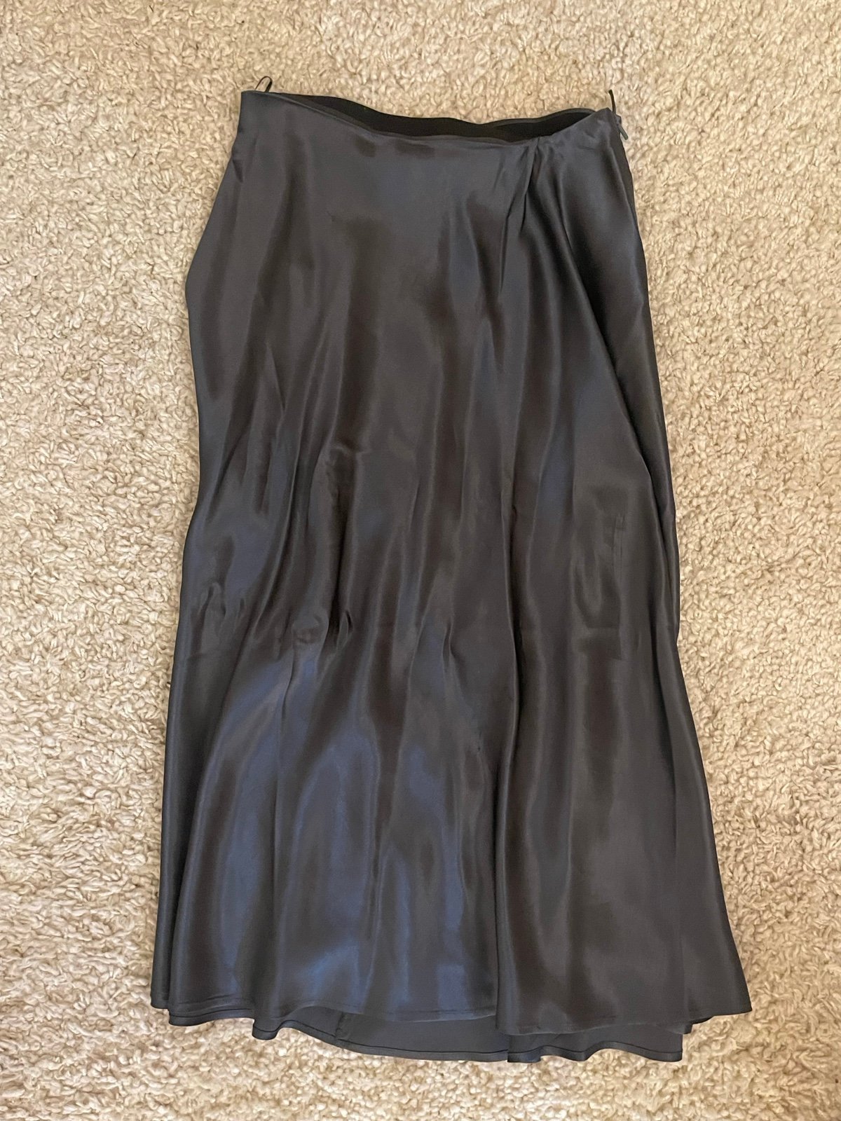 satin maxi skirts