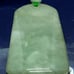 Burmese icy type A jadeite jade pendant.