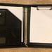 New Zippered Portfolio Organizer, Leather Padfolio with 3 Ring Binder