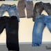 Bundle of 5 toddler jeans