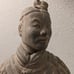 Vintage Replica Chinese Qin Shi Huangdi Tomb Terracotta Kneeling Warrior 22cm