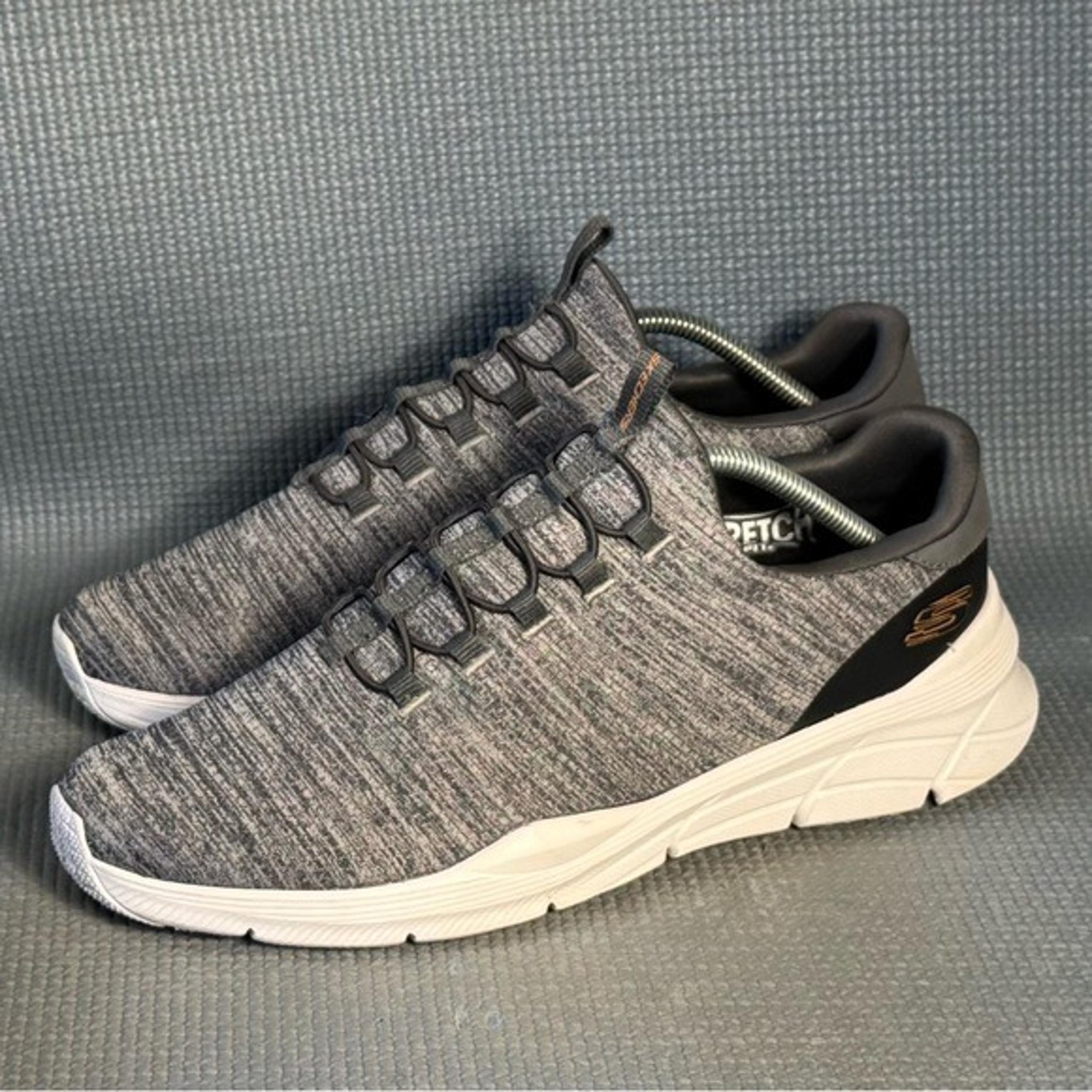 Skechers Men’s Equalizer 4.0 Voltis SN 232063 Gray Slip On Comfort Shoes Size 10