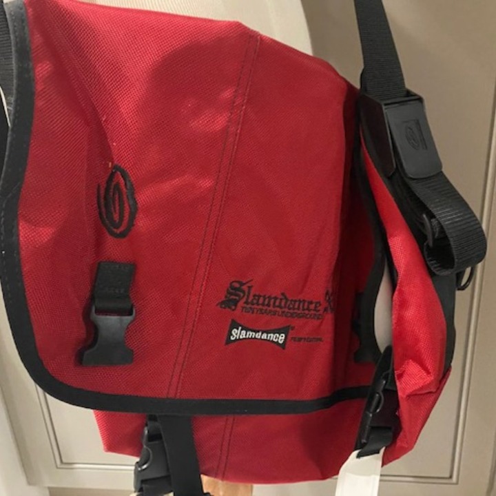 Hollywood Slamdance Messenger Crossbody Bag Red Film Festival Film Student
