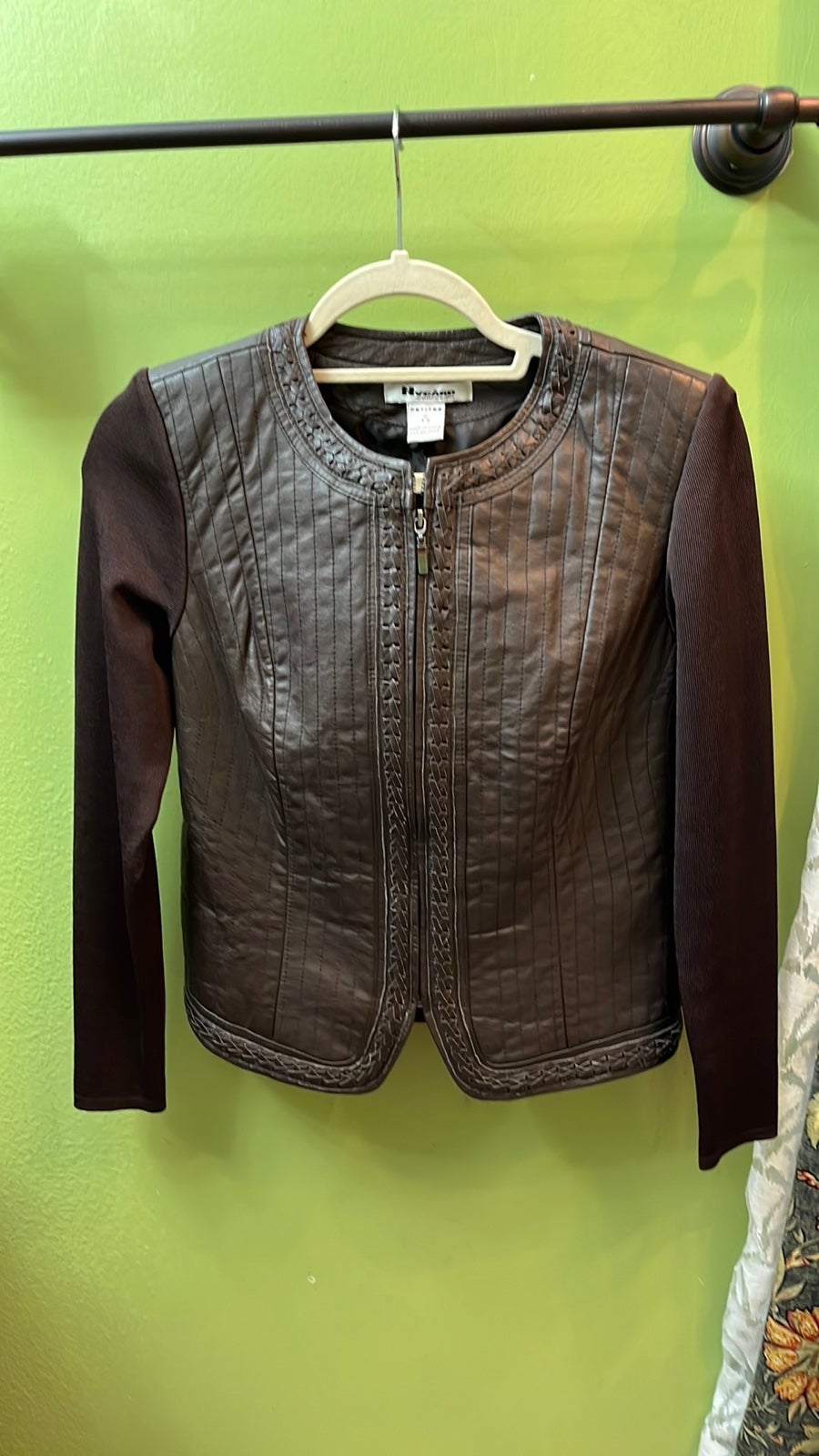 Nygard Genuine SP Leather/sweater Jacket