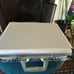 Vintage Sonalin Aluminum And Leather Briefcase Attache with Combination Lock