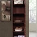 NEW Bookcase Cabinet, 5 Door, Mahogany
