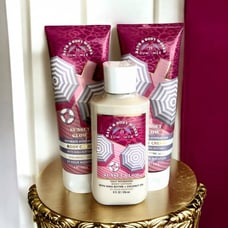 BATH AND BODY WORKS SUNSET GLOW BODY CARE BUNDLE
