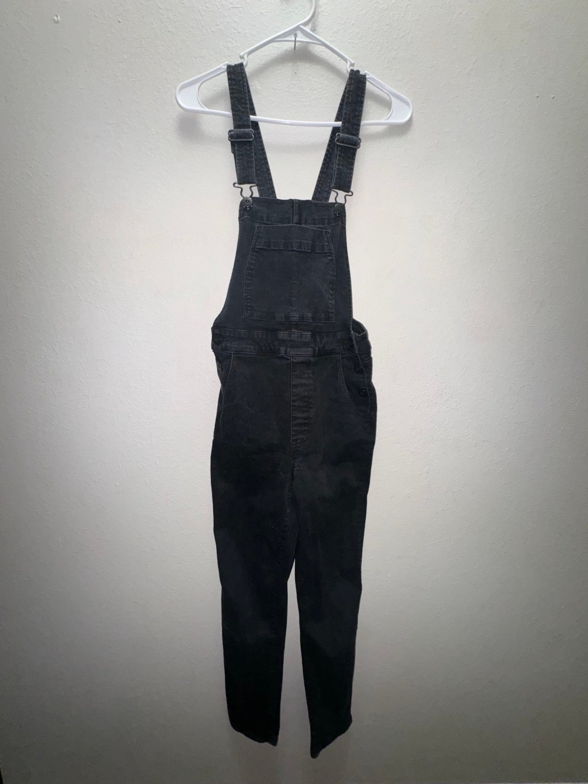 3x1 NYC black denim overalls small