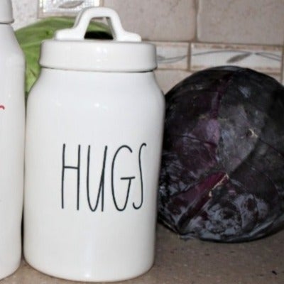 Rae Dunn HUGS Canisters -WOW!!! This Canister is so adorable.