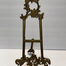vtg style rococo french ornate easel for frame picture