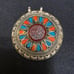 Beautiful antique Afghan silver pendant large