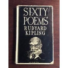 Sixty Poems (1947, Hardcover) Rudyard Kipling PreOwnedBook.com BookGnu