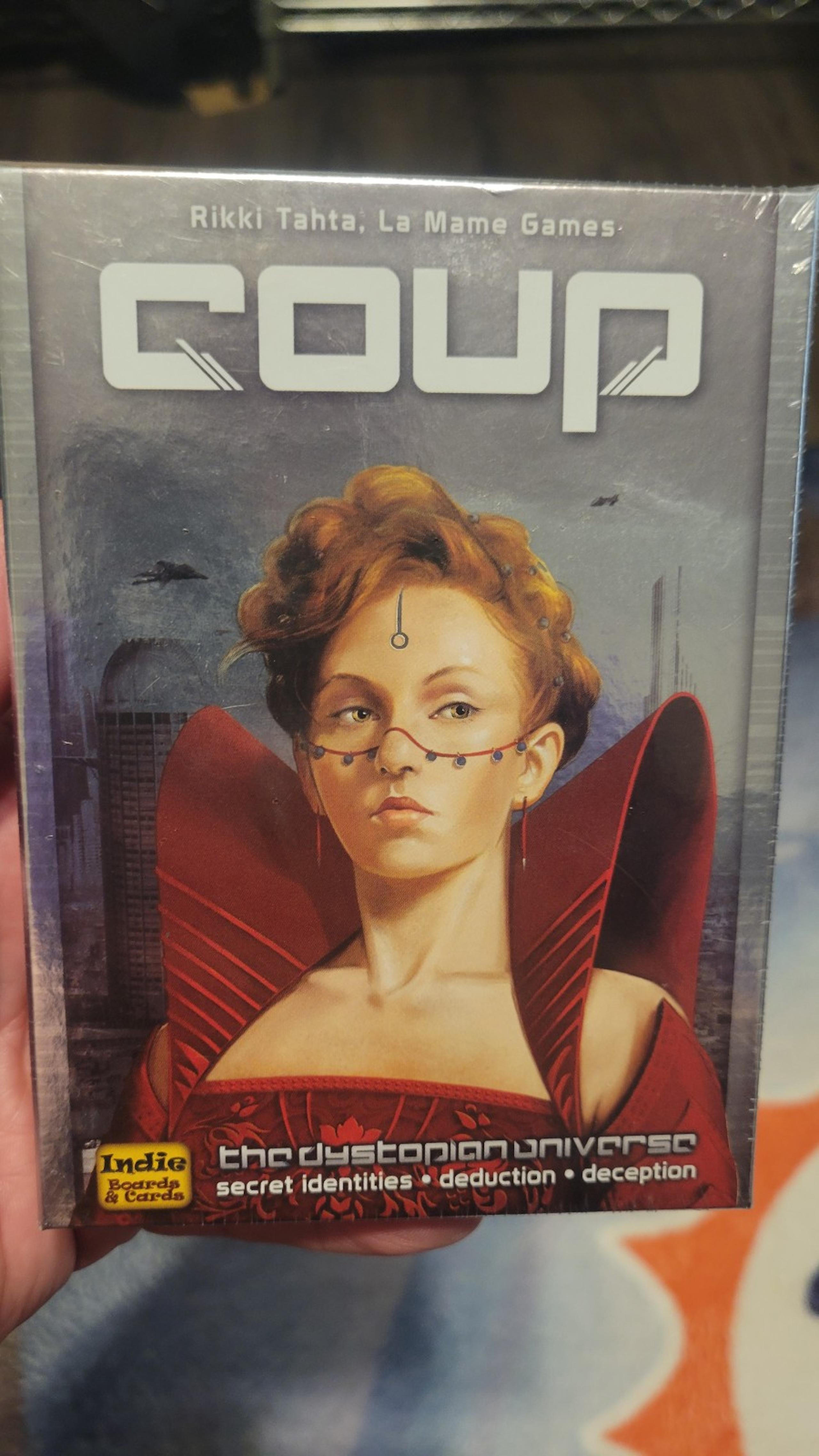 Coup - The Dystopian Universe Strategy Card Game by Indie Boards & Cards