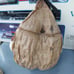 Vintage Whole Counut Head Carved Tiki Folk Art Bar wall Hanger
