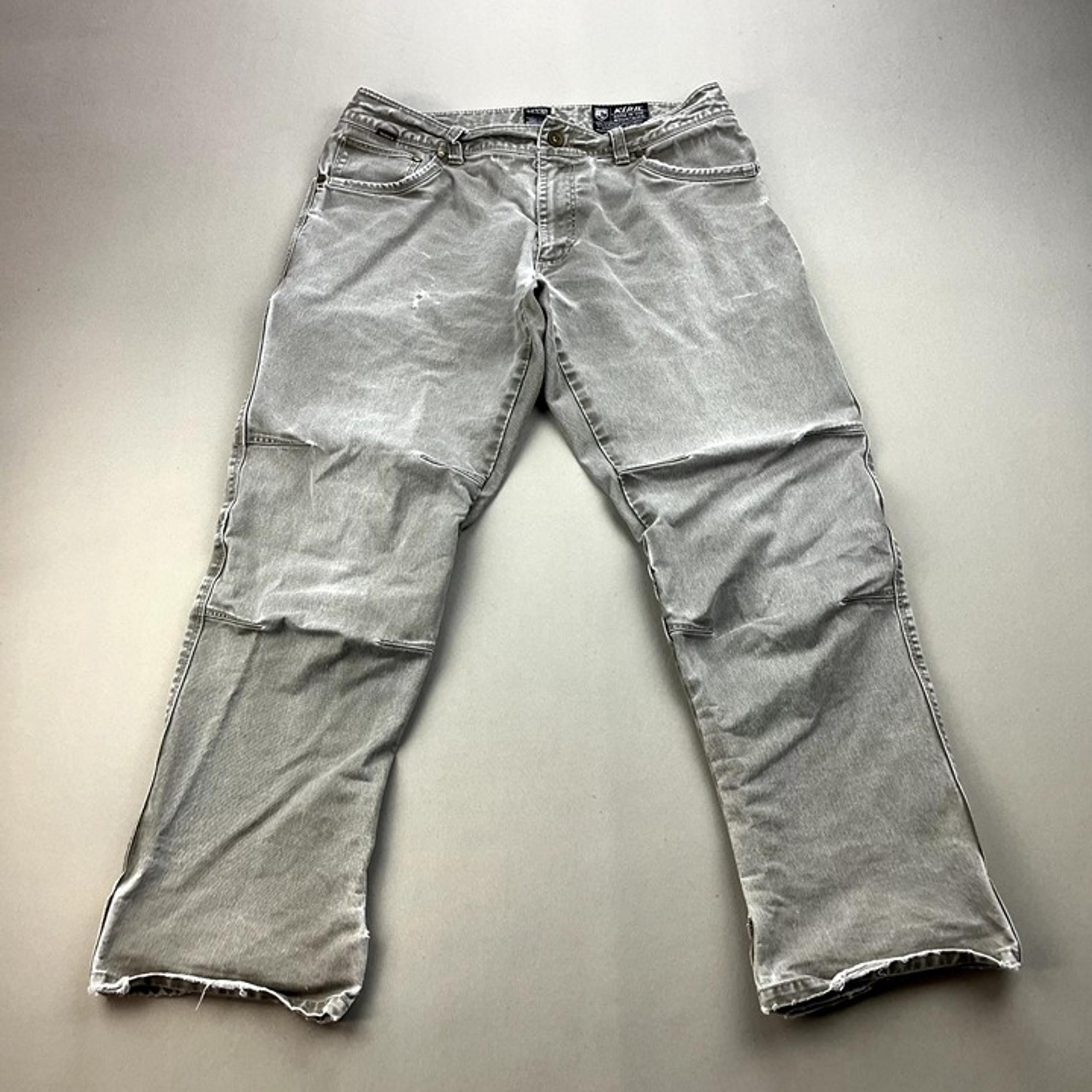 Kuhl Rydr Pants Mens 34x30 Gray Chino Vintage Patina Dye Straight Leg Outdoor