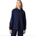Sweaty Betty Revive Hoodie Navy Blue Size 6 Cotton Blend NWT