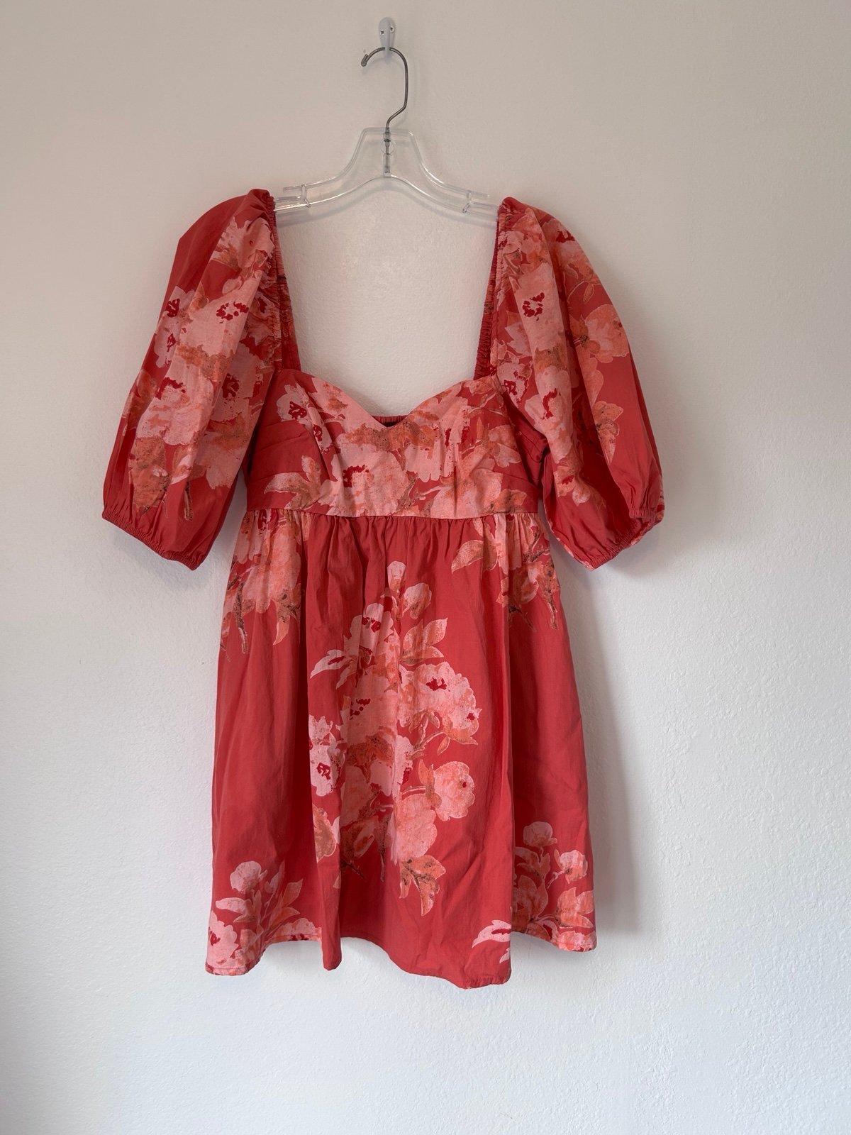Free People floral slip on dress XS