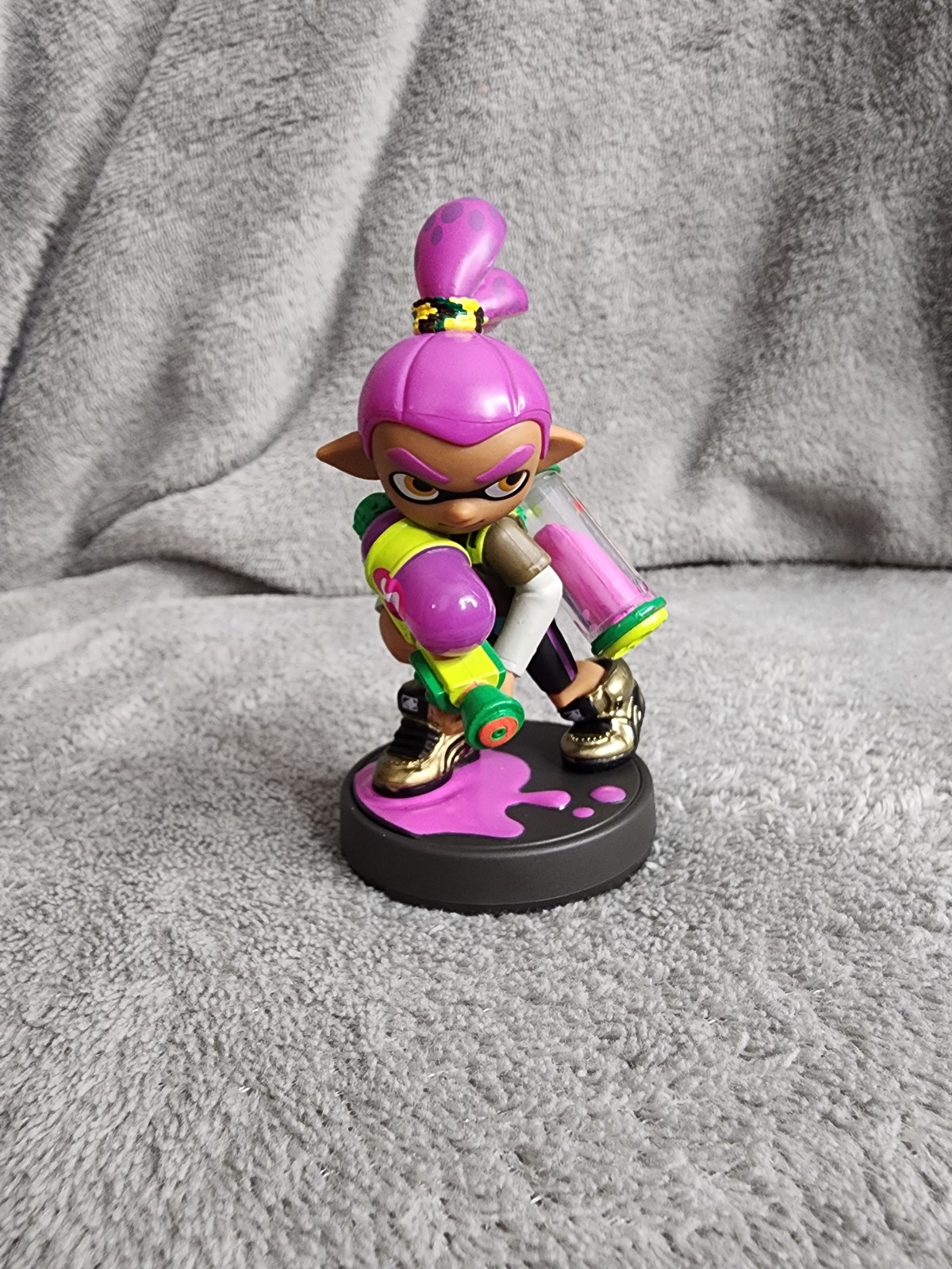 Nintendo Purple Inkling Boy Splatoon amiibo Figure ❤️