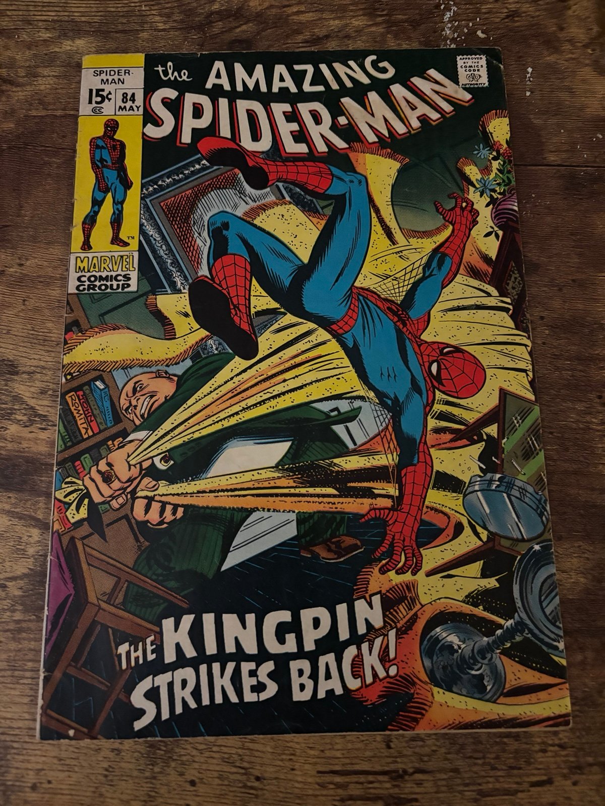 Amazing Spider-Man #84 2nd app of the Schemer & Vanessa Fisk Kingpin 1970 FN/VF