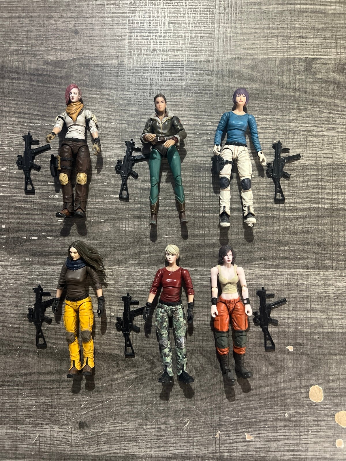 Joytoy 1/18 female figure lot custom head sculpts