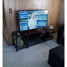 TV Stand for TVs up to 65 Inches, 3-Tier Entertainment Center