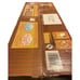 New Sealed Vintage Bahama Fans 42 Hugger Four Blade Wood / Gold Ceiling Fan #25