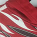 Vtg 2000s Adidas Fire Football Hoodie Winter Sweatshirt Sz XL With Thumb Holes