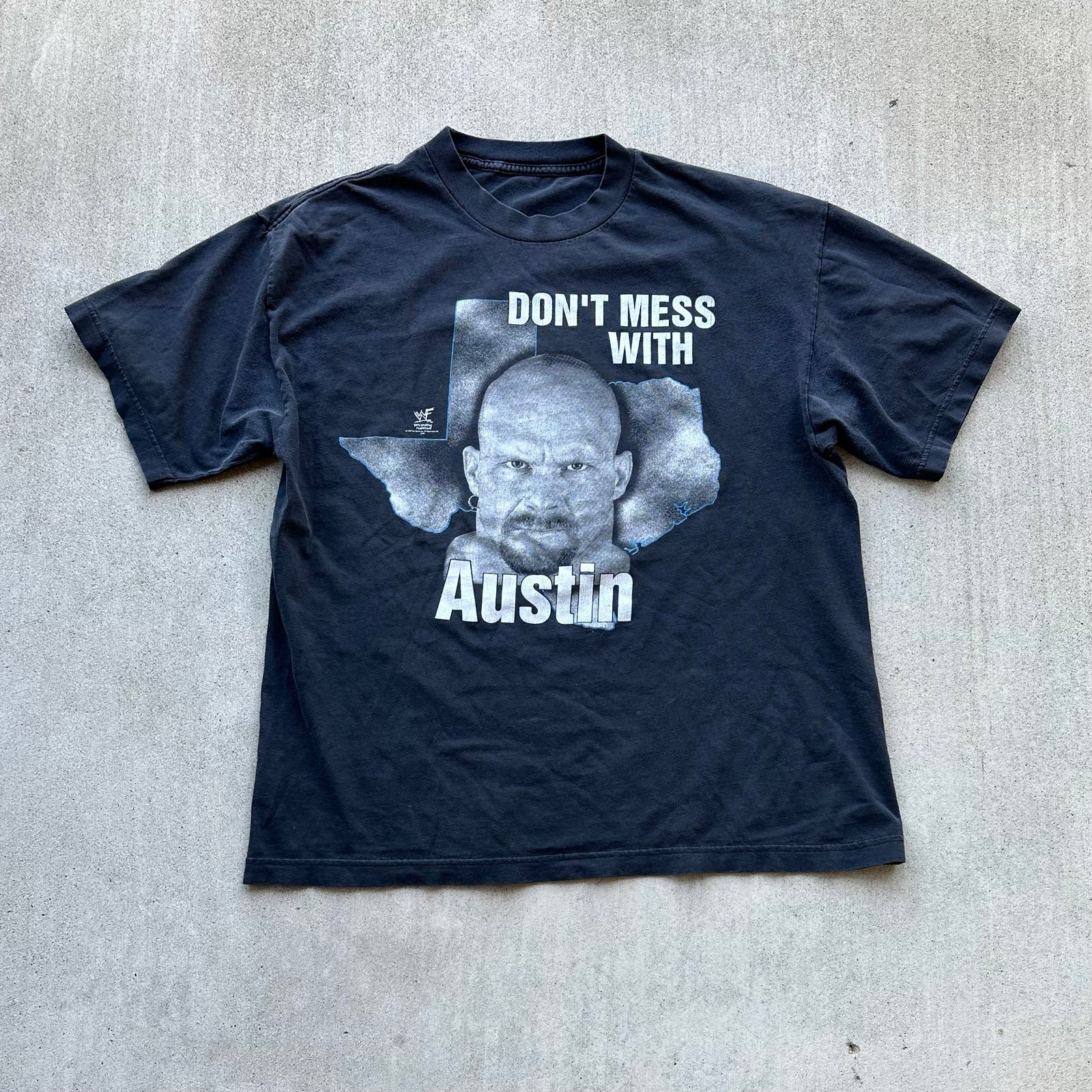 Vintage Stone Cold Steve Austin Tee 90s WWE Wrestling Large