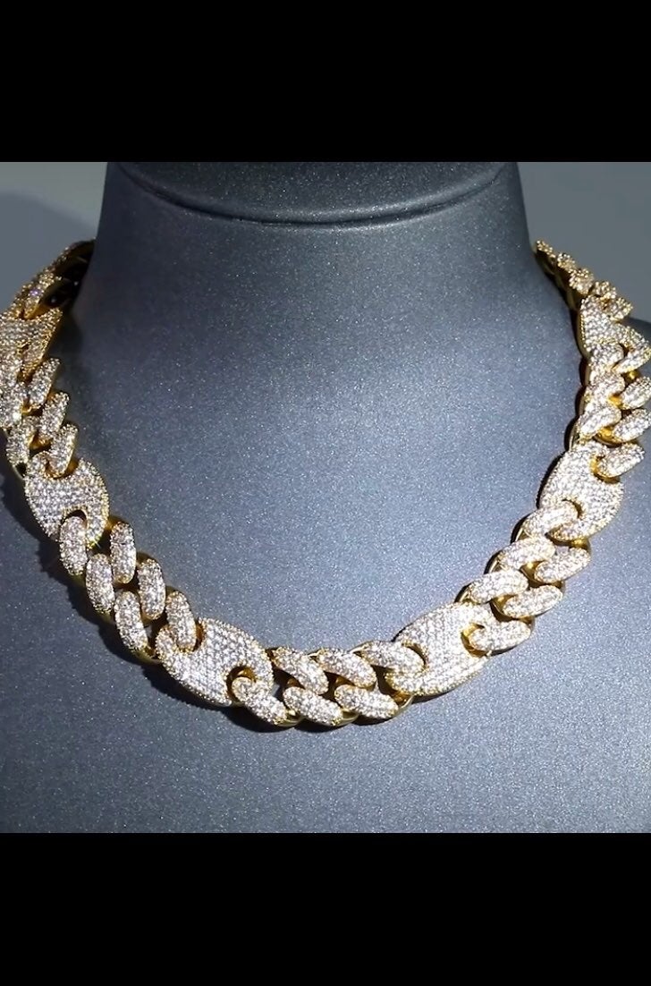 Chain Gold Iced 10mm