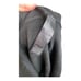 EILEEN FISHER large MOCK TURTLENECK black tunic 100% extra fine merino wool