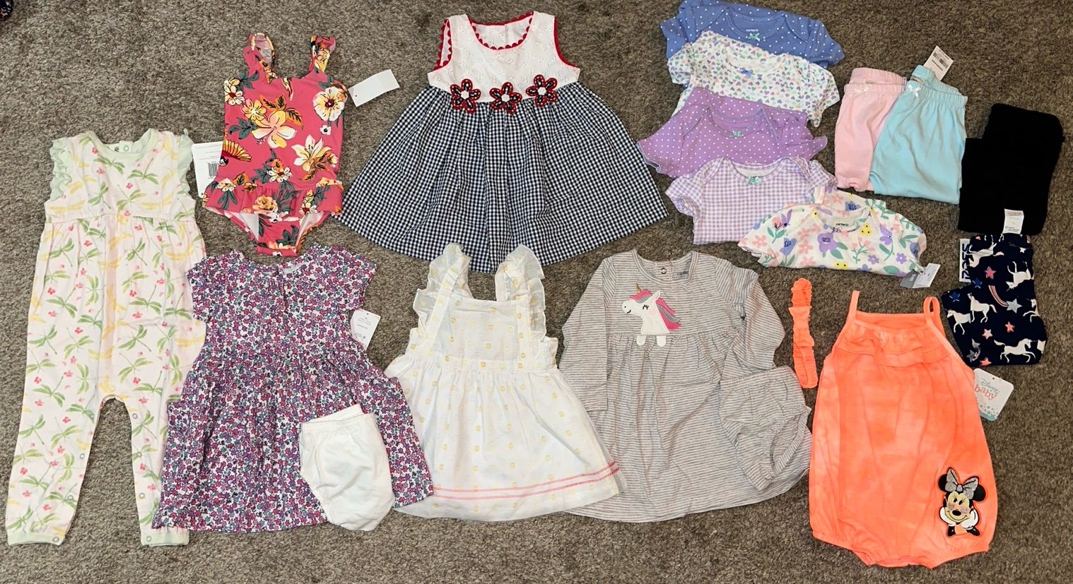 Baby girls summer bundle 9 months NEW