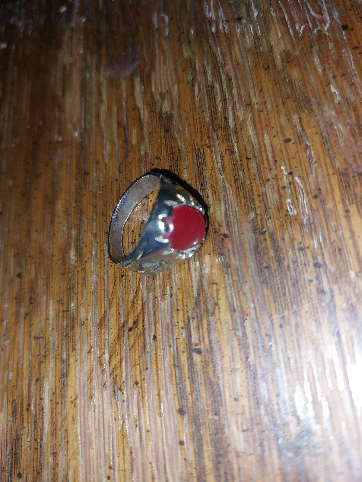 Yemeni 925 Sterling Silver Red Aqeeq