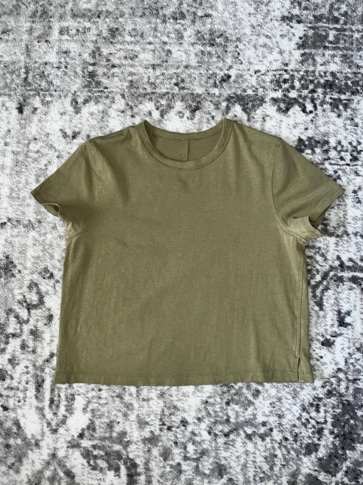 Lululemon Classic-Fit Cotton-Blend T-Shirt Bronze Green