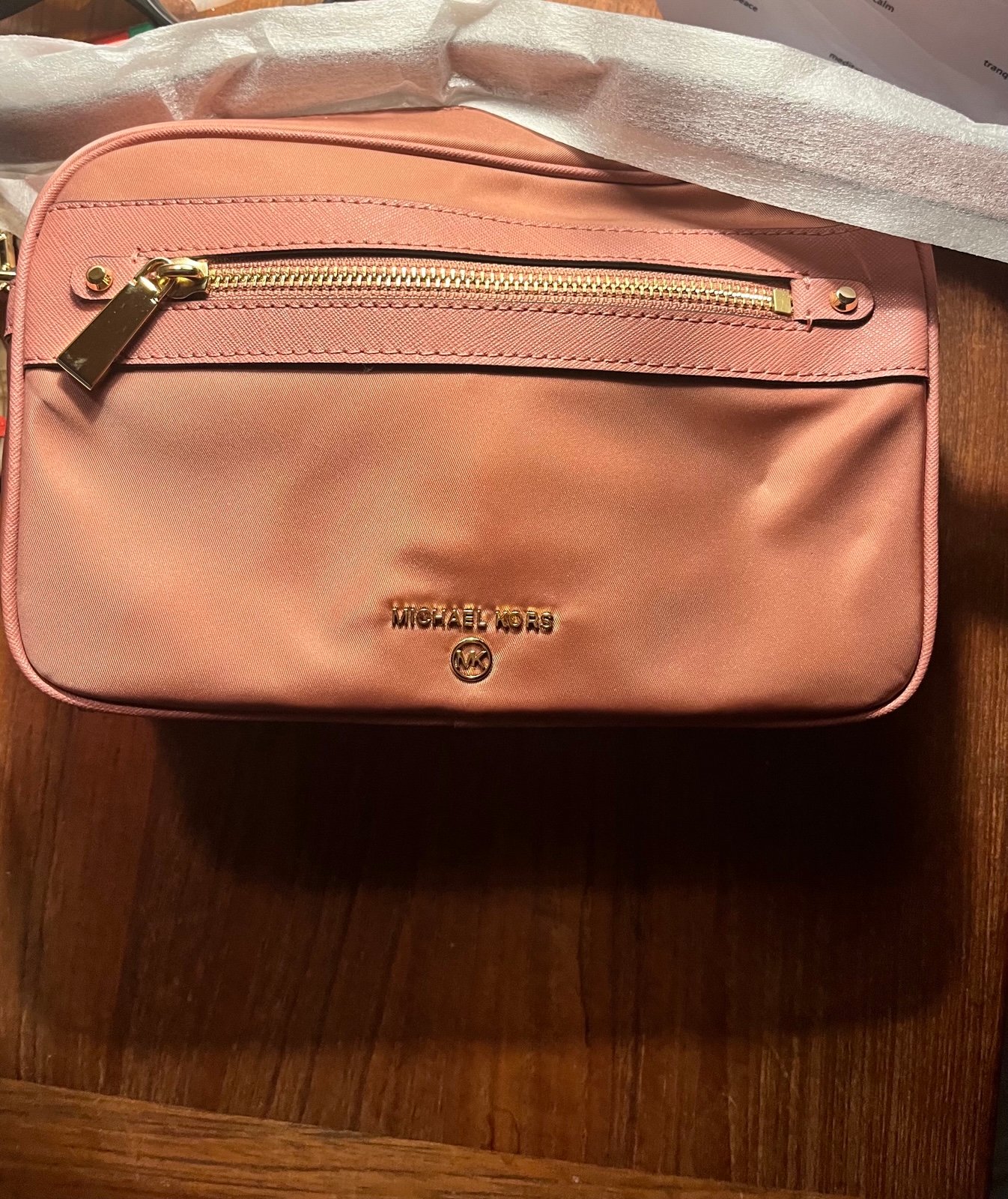 Michael Kors Nylon Jet Set Charm East West Crossbody - Rose Pink