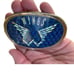 Vintage 1977 Wings Rock Band Belt Buckle Blue Collectible