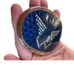 Vintage 1977 Wings Rock Band Belt Buckle Blue Collectible