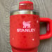 Stanley 20 oz Stainless Steel H2.0 Flowstate Quencher Tumbler - Ruby Red Vday