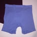 Set of 2 Victoria Secret Panty XL High Waist Boxer Brief Burgundy Blue Banded Lo