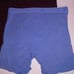 Set of 2 Victoria Secret Panty XL High Waist Boxer Brief Burgundy Blue Banded Lo