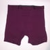 Set of 2 Victoria Secret Panty XL High Waist Boxer Brief Burgundy Blue Banded Lo